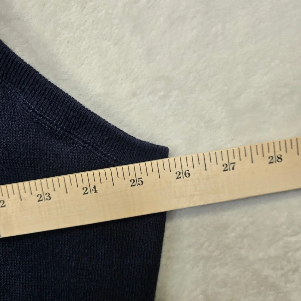 Polo Golf Ralph Lauren Sweater‎ Vest Mens XL Navy Blue 100% Cotton V Neck